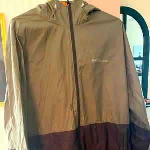 Mens Columbia Rain Jacket